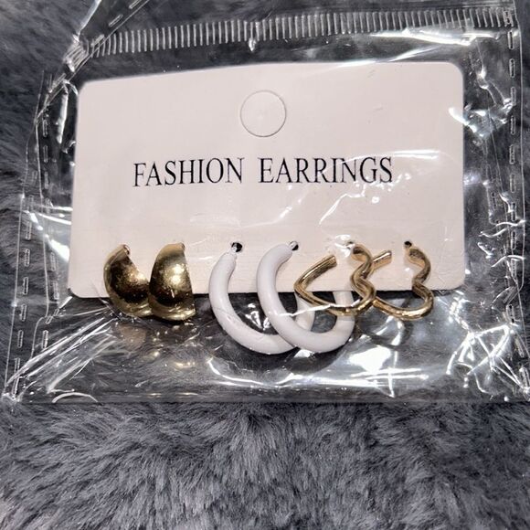 Hoop Earring Set - Picture 2 of 3